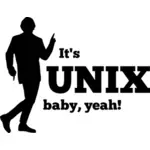 Ее ребенок UNIX, да!