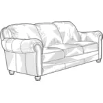 Dibujo del sofá