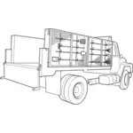 משאית כלי גרפיקה וקטורית