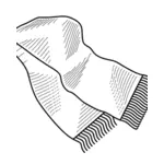Vektorgrafik med en halsduk