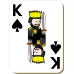 ملك البستوني لعب صورة ناقلات بطاقة