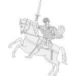 Статуя рыцарь на коне