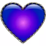 Imagem de coração azul