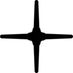 Ícone de cruz simples
