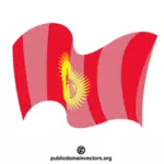 Státní vlajka Kyrgyzstánu