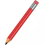 Červená tužka vektorový obrázek