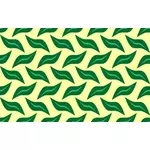 Green leafy mønster