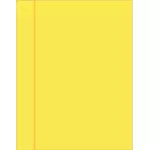 矢量图像的多层黄色衬叶纸