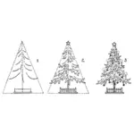 Три шага Рождественская елка