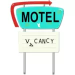 Motel ad vector de la imagen