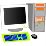 Personal computer vector illustraties