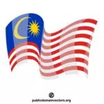 Flagge des Bundesstaates Malaysia