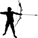 Silhouette masculine Archer