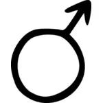 Clip-art símbolo masculino