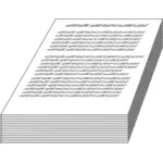 Hitam dan putih ilustrasi naskah