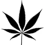 Marihuanu obrysem obraz