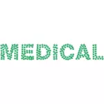 Medisinsk cannabis typografi