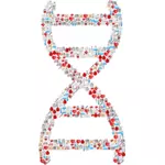 Icônes médicales sur l’ADN
