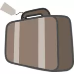 Imagem vetorial de bagagem com punho e tag