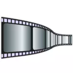 Vector images clipart de bande de film