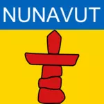 努纳武特地区符号矢量图