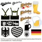 Ilustraciones, logotipos e iconos Oktoberfest clip arte vectorial