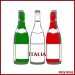 Italskou vlajkou a vína