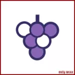 Violett druvor bild