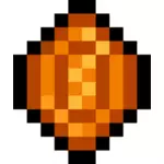 Gem orange pixel