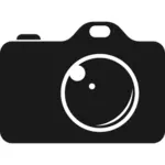 Camera pictogram silhouet