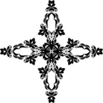 Croix fleurie ornemental