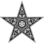 Dibujo estrella ornamental