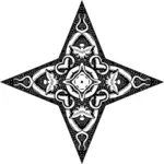Neljän osoittinten koristeellinen tähti