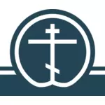 オーソドックスの宗教的なシンボルのベクター画像