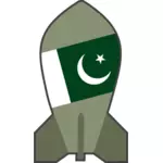 Векторная иллюстрация гипотетических пакистанской ядерной бомбы