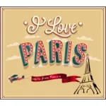Cartaz de viagens de Paris