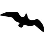 空飛ぶカモメ ベクトル画像