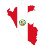 페루 국기 지도