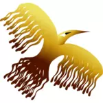 Phoenix kuş tasarlamak vektör