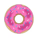 गुलाबी डोनट
