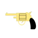 Imagen de pistola amarillo