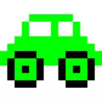 Зеленый пиксель изображения автомобиля