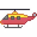 Hélicoptère de pixel art
