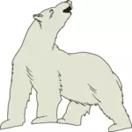 北极熊矢量图像