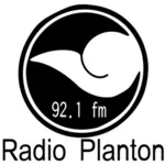 Rádio Planton vektorové ikony