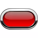 Graphiques vectoriels de nuances de gris épais frontière bouton rouge