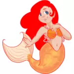 Redhead mermaid