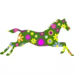 Цветочные Скачущую Лошадь