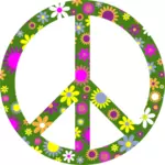 Цветочные знак мира