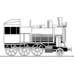 Ilustraţia vectorială de locomotiva